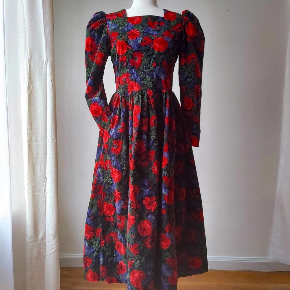 Laura Ashley corduroy dress